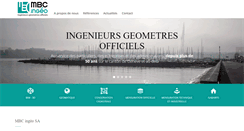 Desktop Screenshot of mbc-ingeo.ch